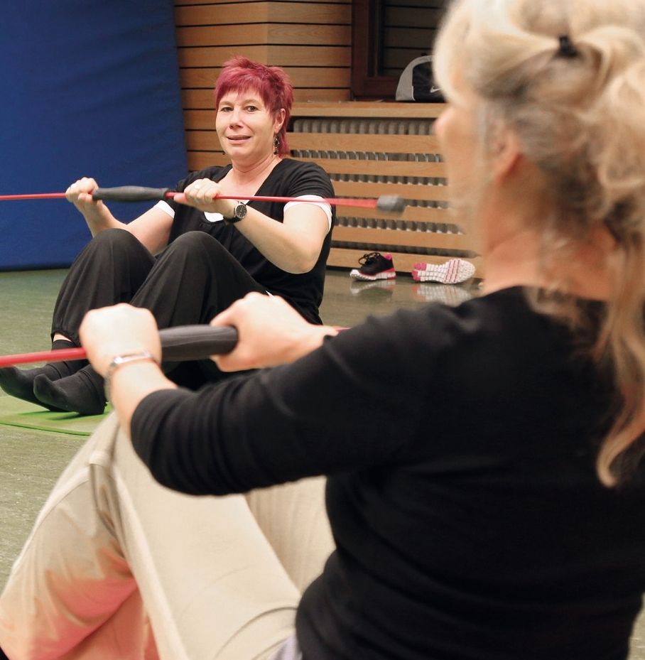 Gymnastik unter physiotherapeutischer Anleitung